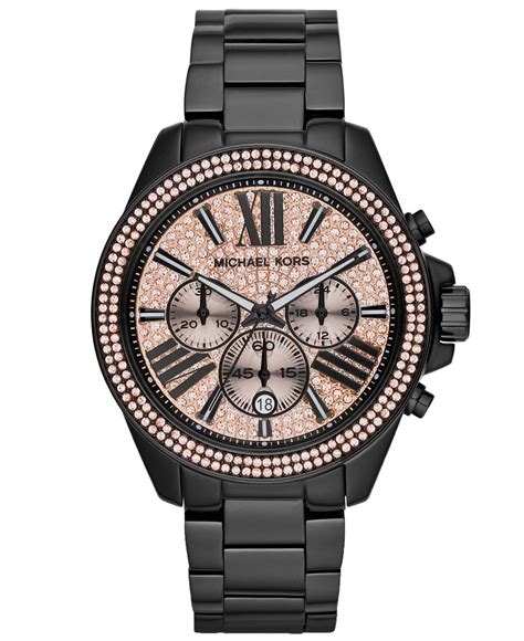 montre michael kors femme carré|Michael Kors black watches women.